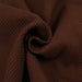 Structured Cotton for Jackets - Piquet Pattern - Brown-Fabric-FabricSight