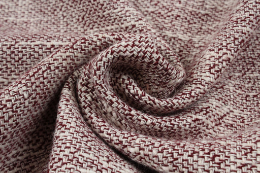 Summer Tweed Slubbed - Burgundy-Fabric-FabricSight