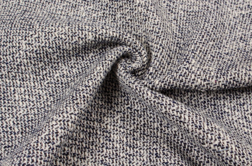 Summer Tweed With Lurex Blue-Fabric-FabricSight