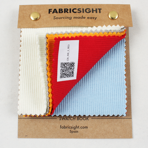Swatch-Book DALIA - Sustainable Stretch Ribs-Fabric-FabricSight