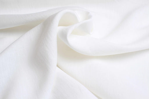 Swatch-Off-White Mid-Weight washed Linen-Fabric-FabricSight
