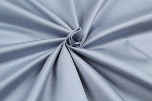 TENCEL COTTON SATIN 280 GSM - Stretch - Light Blue - remnant-Remnant-FabricSight