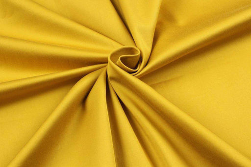 TENCEL COTTON SATIN 280 GSM - Stretch - Mustard - remnant-Remnant-FabricSight