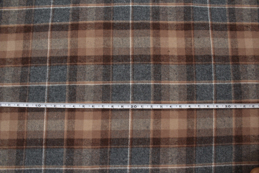 Tartan Checks Cotton Flannel for Shirting - 5 Variants-Fabric-FabricSight
