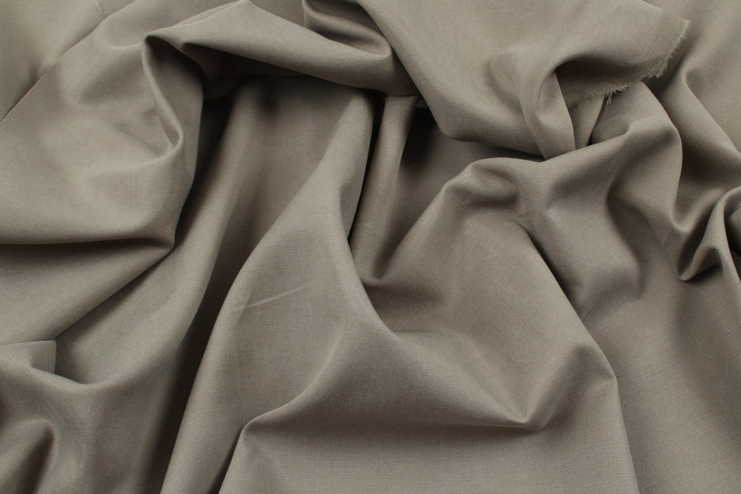 Tencel Cotton Linen Twill for Light Jackets and Trousers-Fabric-FabricSight