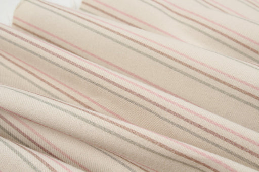 Tricolor Stripes Flannel - Pink (Remnant)-Remnant-FabricSight