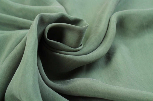 swatch-Vegan silk - Cupro Satin - SCARLET (+50 Colors Available)-Fabric-FabricSight