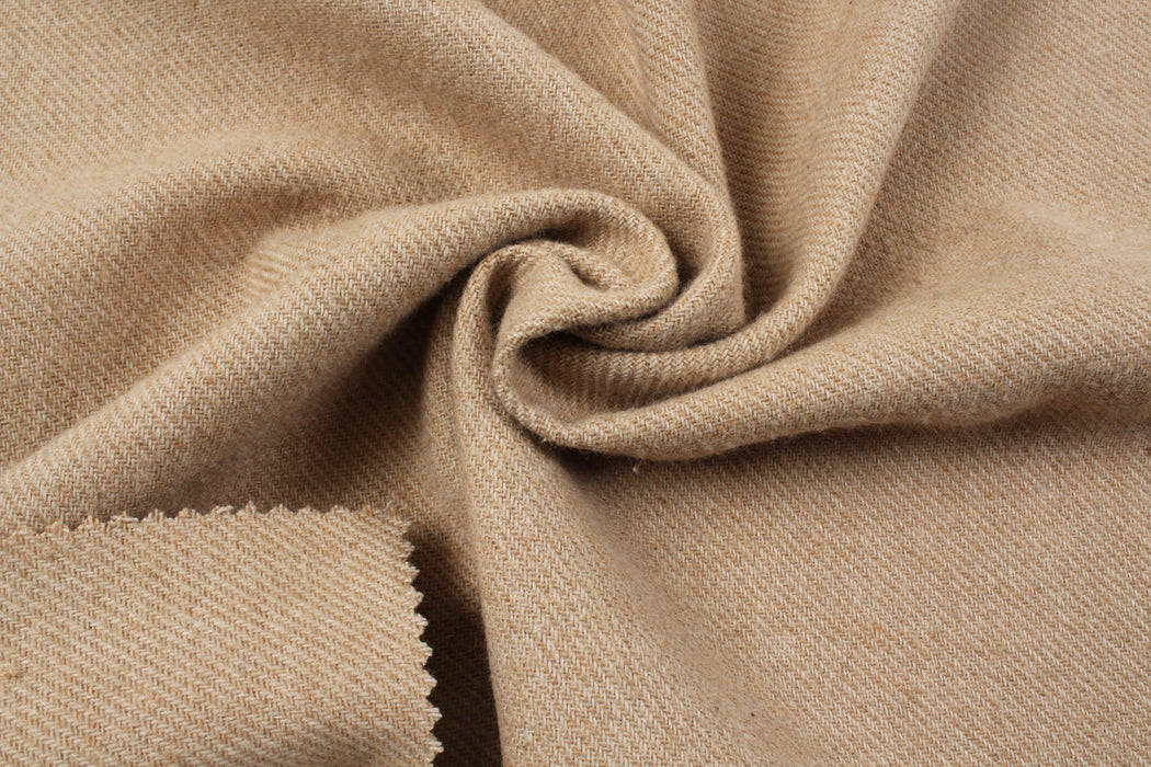 Twill Structure Recylced Wool for Jackets-Fabric-FabricSight