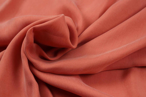 Vegan Cupro Soft Twill, Vegan certified - CARMELA (+40 Colors)-Fabric-FabricSight