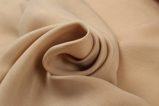 Vegan Cupro Soft Twill, Vegan certified - CARMELA (+40 Colors)-Fabric-FabricSight