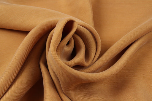 Vegan Cupro Soft Twill, Vegan certified - CARMELA (+40 Colors)-Fabric-FabricSight