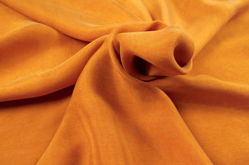 Vegan Cupro Soft Twill, Vegan certified - CARMELA (+40 Colors)-Fabric-FabricSight