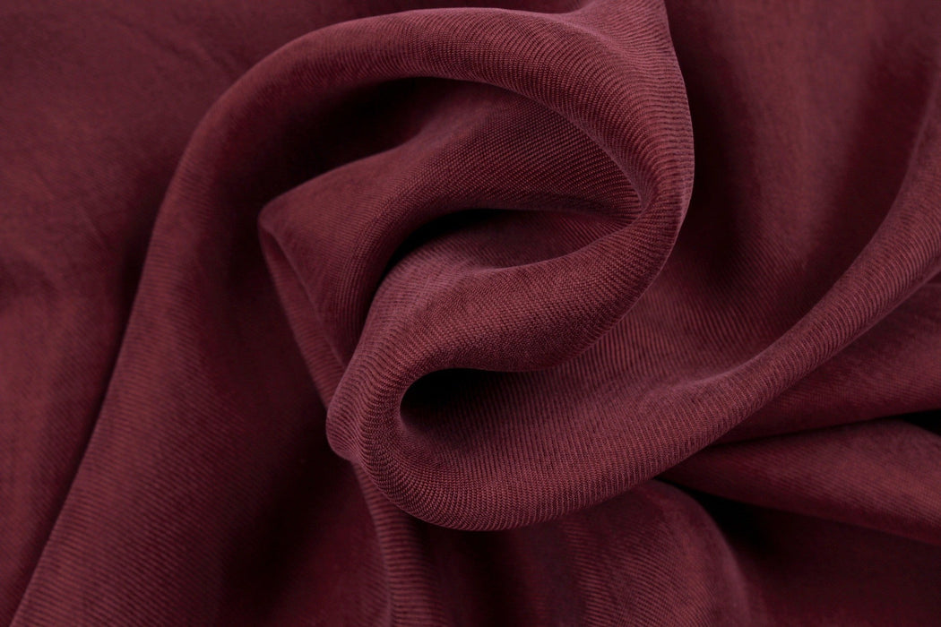 Vegan Cupro Soft Twill, Vegan certified - CARMELA (+40 Colors)-Fabric-FabricSight