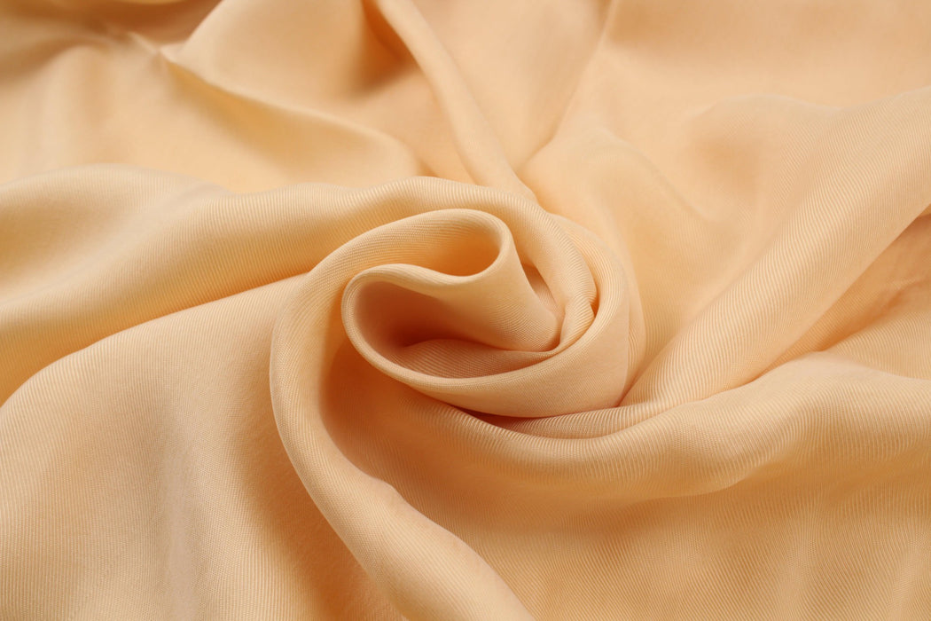 Vegan Cupro Soft Twill, Vegan certified - CARMELA (+40 Colors)-Fabric-FabricSight