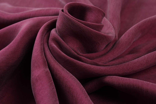 Vegan Cupro Soft Twill, Vegan certified - CARMELA (+40 Colors)-Fabric-FabricSight