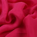 Vegan Cupro Soft Twill, Vegan certified - CARMELA - Carmine Rose (Remnants)-Remnant-FabricSight