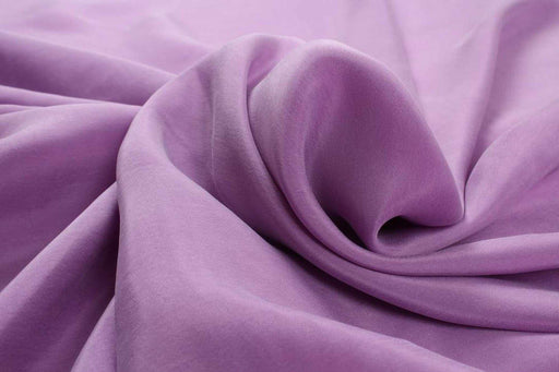 Vegan silk - Cupro Satin - SCARLET (+50 Colors Available)-Fabric-FabricSight