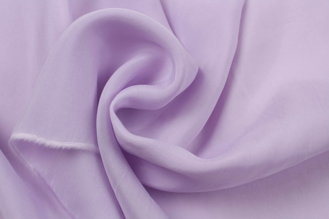 Vegan silk - Cupro Satin - SCARLET (+50 Colors Available)-Fabric-FabricSight