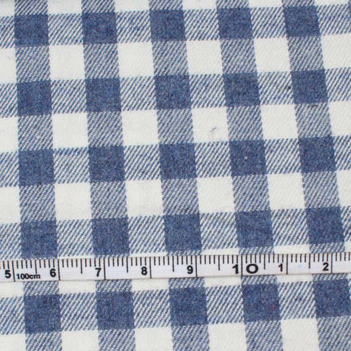 Vichy Checks Cotton Flannel for Shirting - 4 Colors Available-Fabric-FabricSight