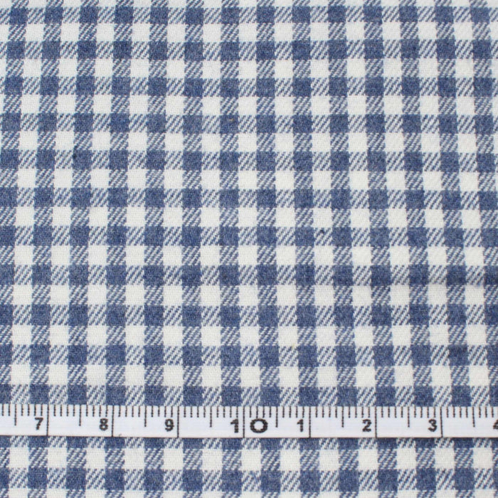 Vichy Checks Cotton Flannel for Shirting - 4 Colors Available-Fabric-FabricSight