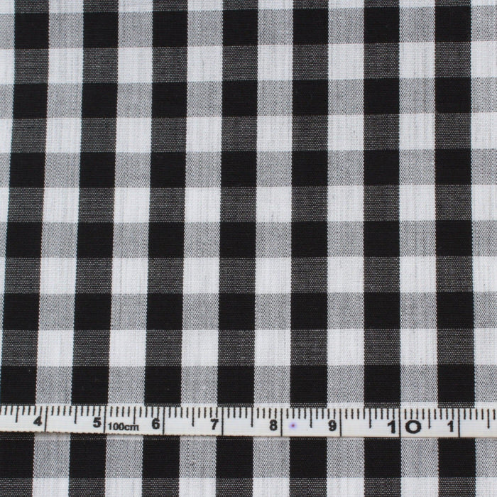 Vichy Cotton - Rustic Look - Small and Medium Checks-Fabric-FabricSight