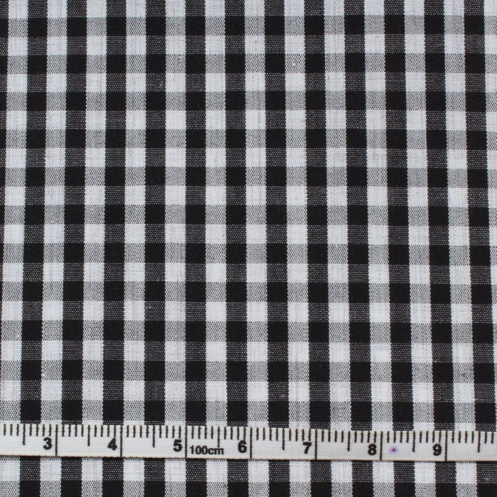 Vichy Cotton - Rustic Look - Small and Medium Checks-Fabric-FabricSight