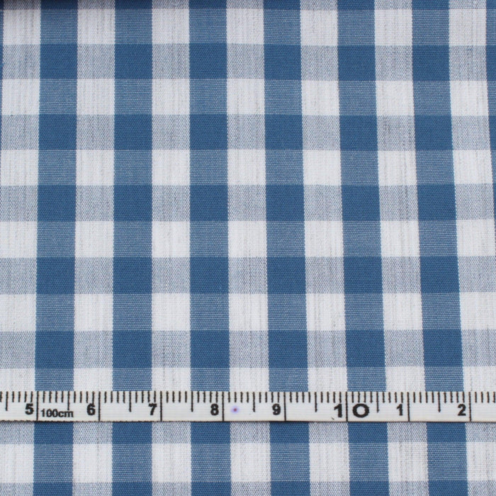 Vichy Cotton - Rustic Look - Small and Medium Checks-Fabric-FabricSight