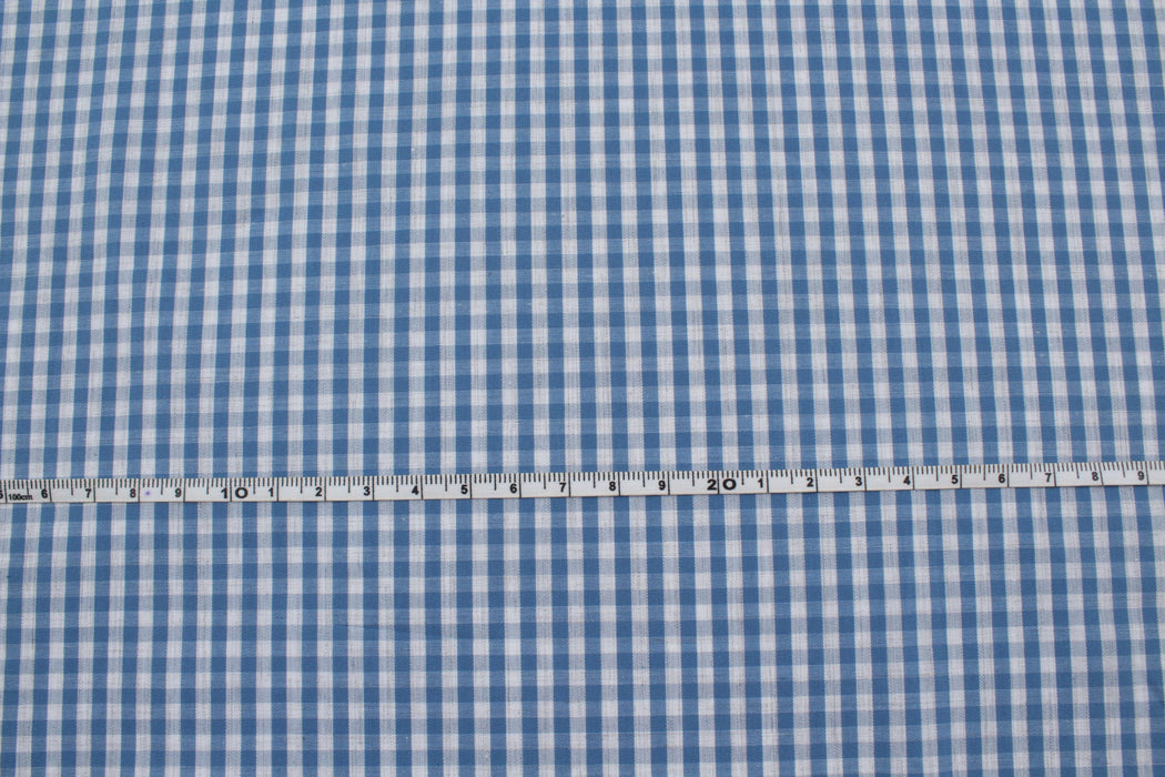 Vichy Cotton - Rustic Look - Small and Medium Checks-Fabric-FabricSight