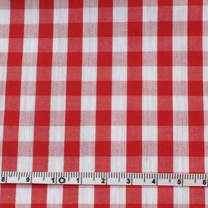 Vichy Cotton - Rustic Look - Small and Medium Checks-Fabric-FabricSight