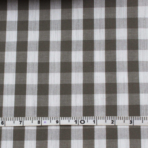 Vichy Cotton - Rustic Look - Small and Medium Checks-Fabric-FabricSight