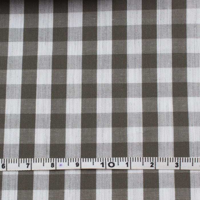 Vichy Cotton - Rustic Look - Small and Medium Checks-Fabric-FabricSight