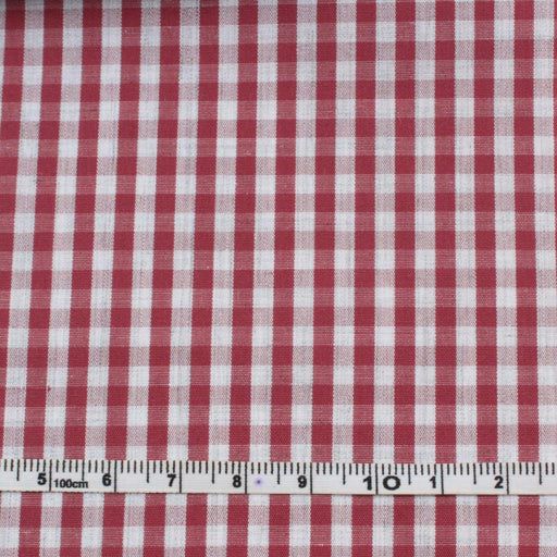 Vichy Cotton - Rustic Look - Small and Medium Checks-Fabric-FabricSight