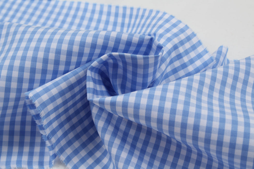 Vichy Poplin - BCI Cotton - 11 colors stock service-Fabric-FabricSight