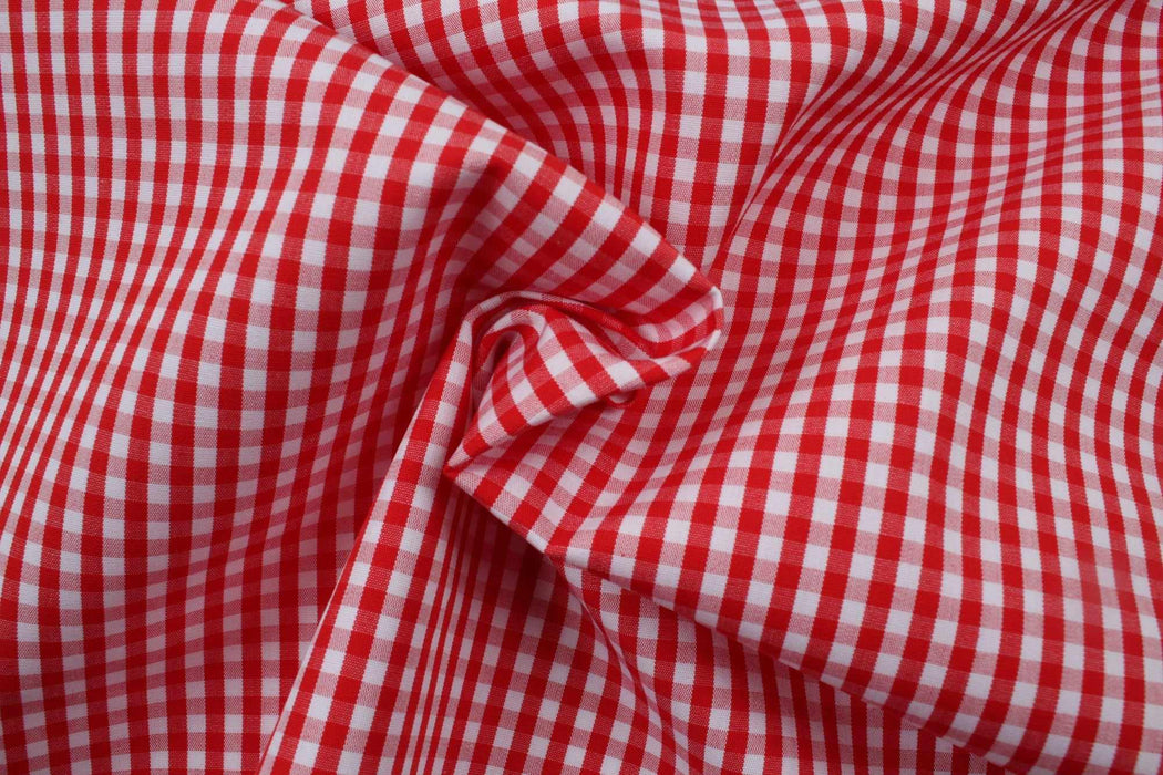 Vichy Poplin - BCI Cotton - 11 colors stock service-Fabric-FabricSight