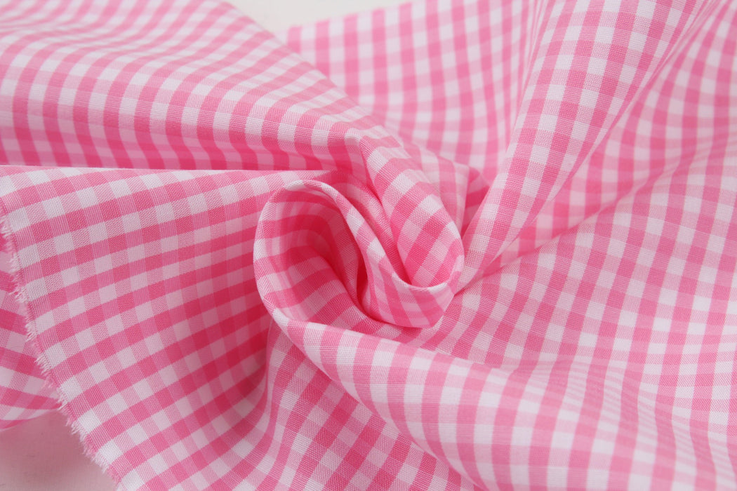 Vichy Poplin - BCI Cotton - 11 colors stock service-Fabric-FabricSight