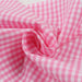 Vichy Poplin - BCI Cotton - Pink (Remnant)-Remnant-FabricSight