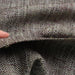 swatch-Virgin Wool & Cotton Herringbone Coating – Yarn Dyed – Grey & Brown Mélange-Fabric-FabricSight