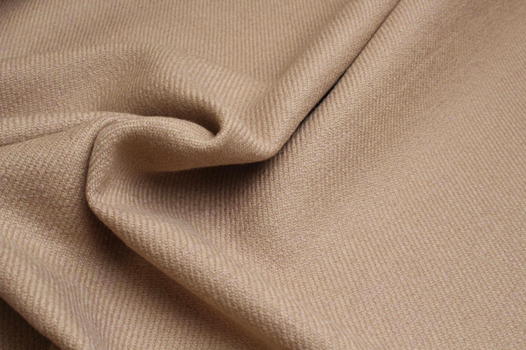 Virgin Wool & Cotton for Coats – Piece Dyed, 12 Fashion Colors-Fabric-FabricSight