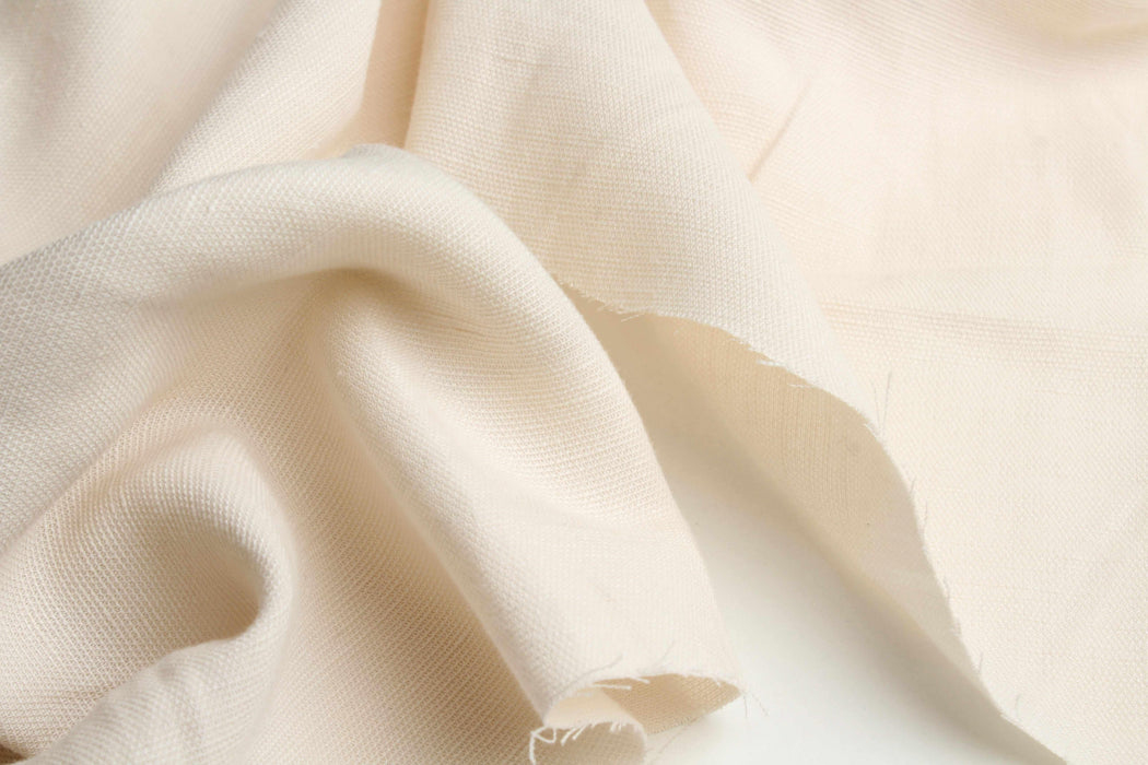 Viscose-Linen Dobby – Gold Mustard – Spanish Deadstock-Fabric-FabricSight