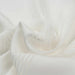 Viscose Silk Devoré Fabric - Ribbons Pattern - White-Fabric-FabricSight