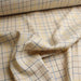 swatch-Viscose Tencel™ Windowpane Check Fabric – Spanish Deadstock-Fabric-FabricSight