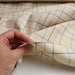 Viscose Tencel™ Windowpane Check Fabric – Spanish Deadstock-Fabric-FabricSight
