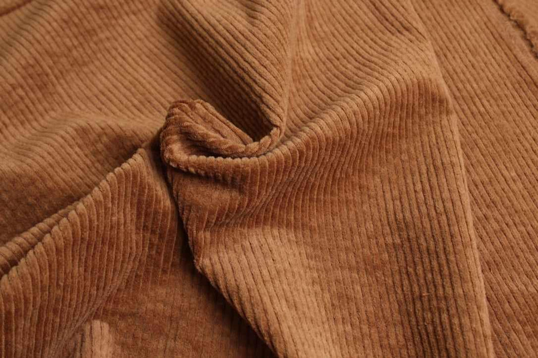 Washed Cotton Stretch Corduroy 6 Wale - 26 colors available-Roll-FabricSight