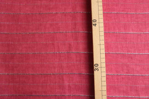 Washed Linen With Lurex - Stripes-Fabric-FabricSight