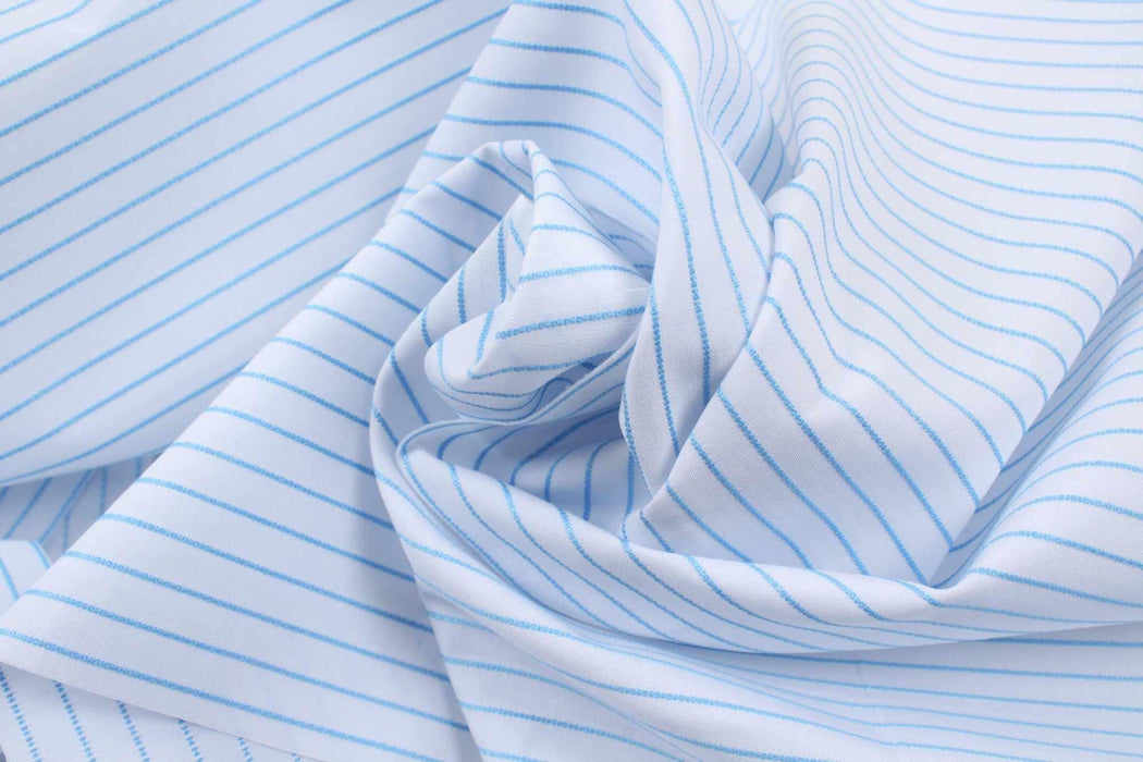 Weft Stripes Poplin - 7 designs available-Fabric-FabricSight