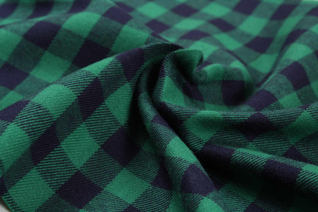 Winter Vichy Brushed Cotton - 4 Variants-Fabric-FabricSight