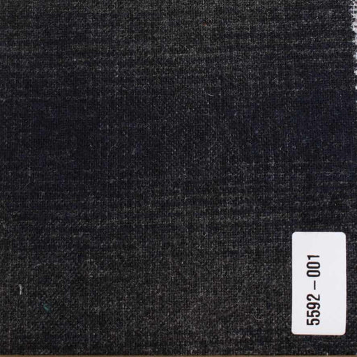 Wool Blend Checked Fabric – Lightweight Plaid for Overshirts & Jackets-Fabric-FabricSight