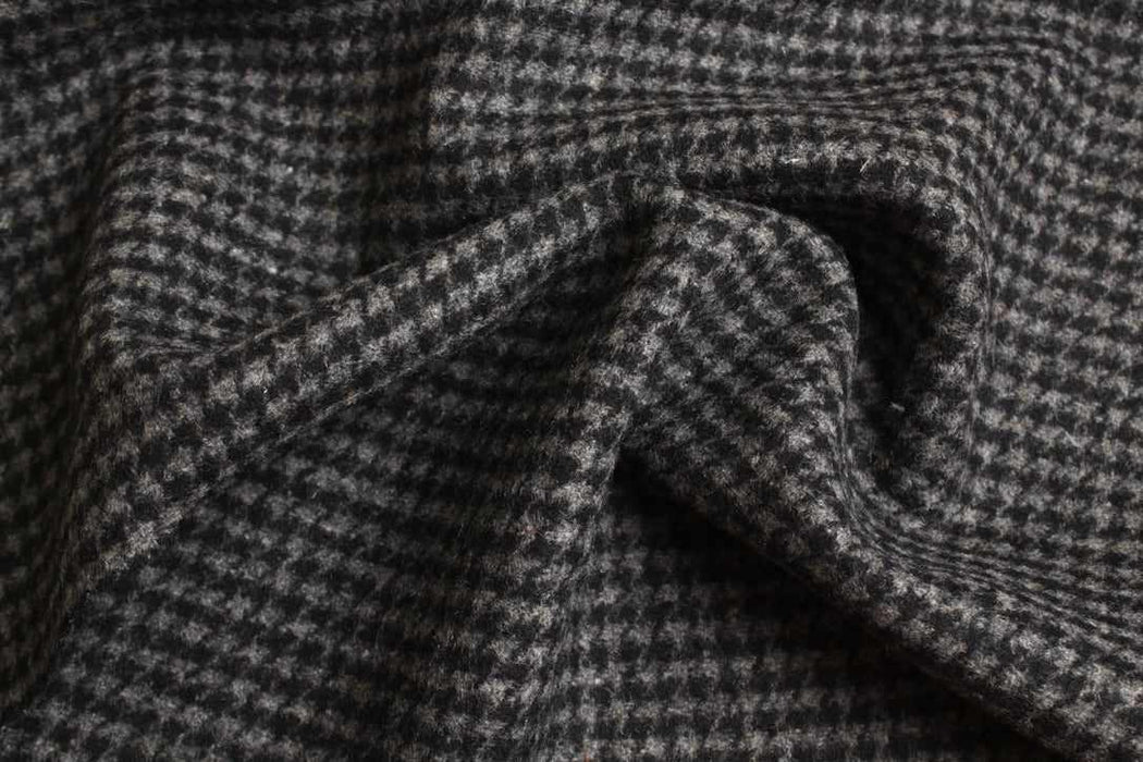 Wool Blend Houndstooth Coating – Heavy Winter Fabric – 5 Colors-Fabric-FabricSight