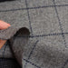 Wool Blend Windowpane Coating – Grey & Navy Check – Reorderable-Fabric-FabricSight