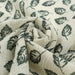 Wool Muslin with Natural Stretch - Leaves Print-Fabric-FabricSight